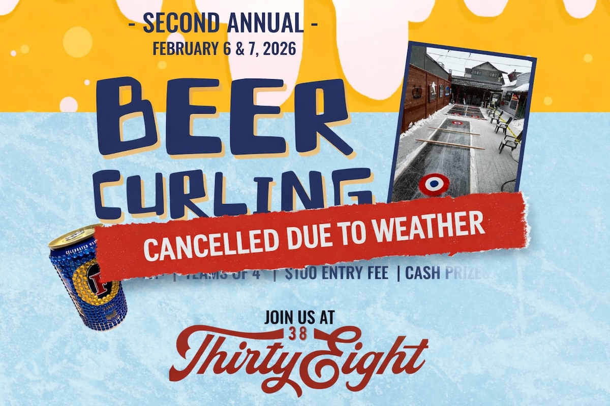 Beer Curling 2026 is Cancelled due to weather.