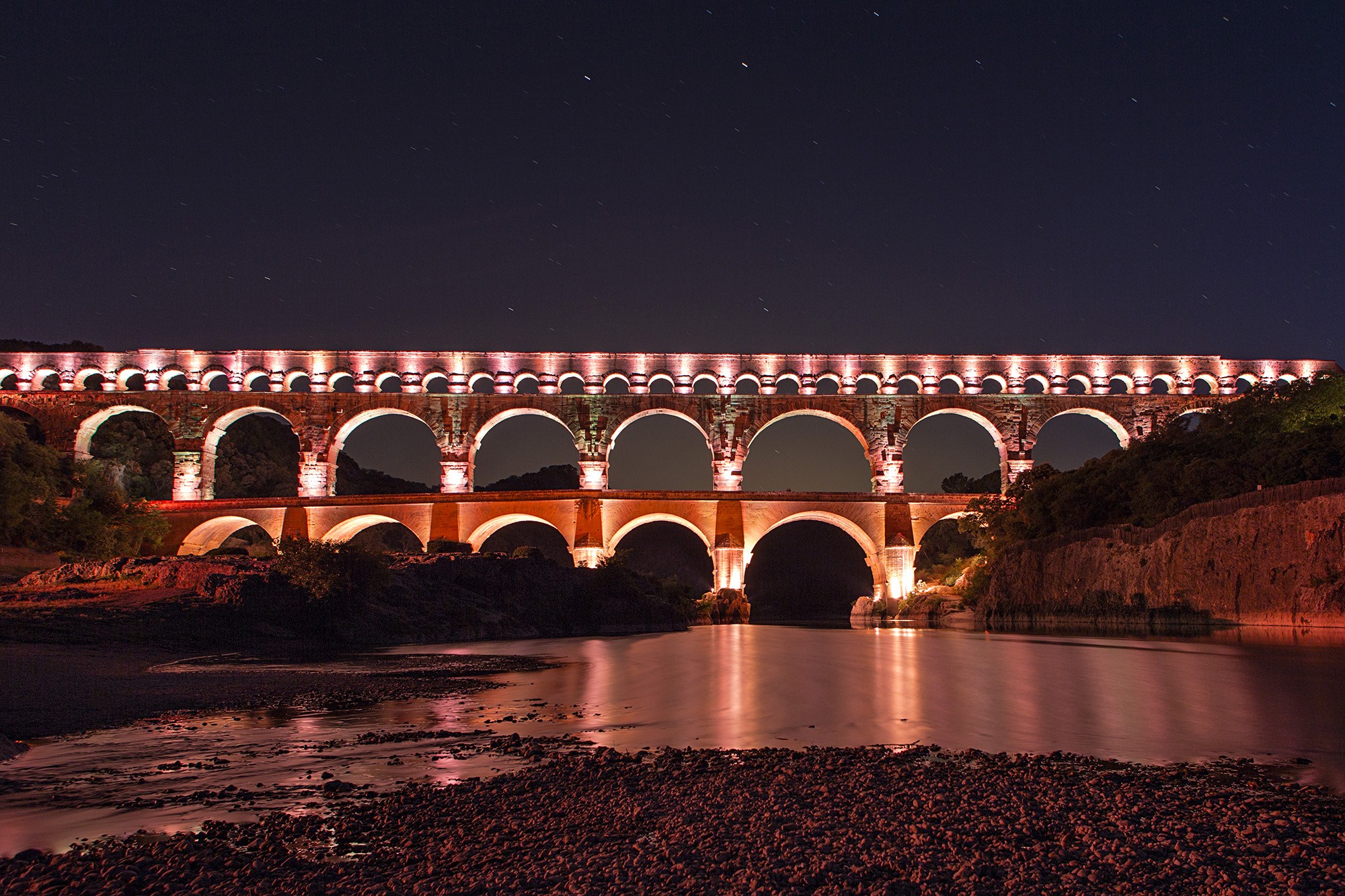 Enjoy the illumination of the aqueduct World Heritage Journeys of Europe