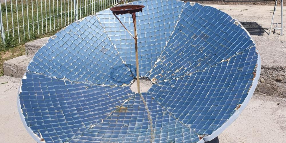 the "Physics-Sun" of the Academy of Sciences in Uzbekistan – Photo by Jalol Ibragimov the "Physics-Sun" of the Academy of Sciences in Uzbekistan – Photo by Jalol Ibragimov