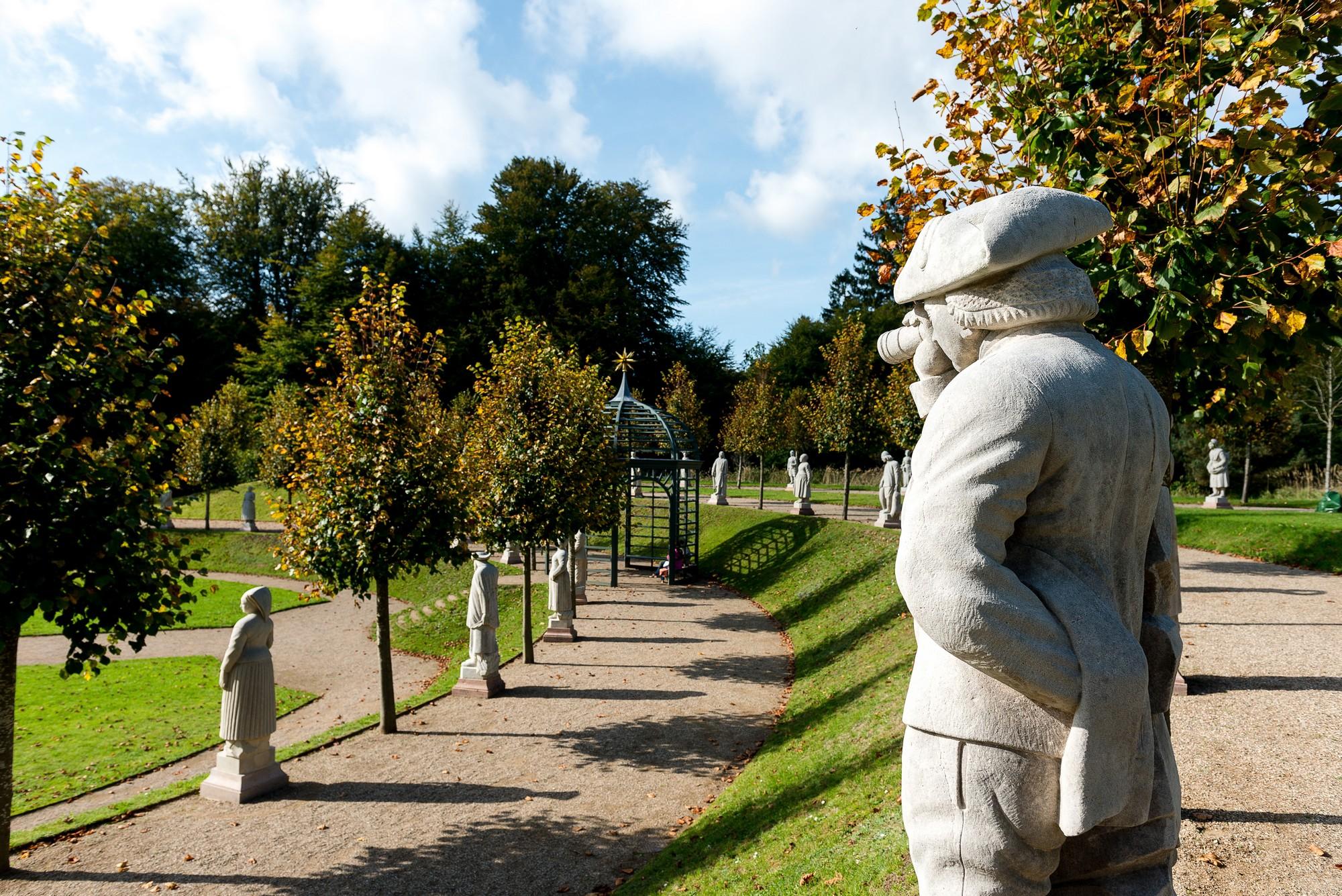 Nordmandsdalen—the valley of Norsemen—a collection of sandstone sculptures representing the peoples along the Norwegian coast, carved by a postman along his route. – © Thomas Rahbæk / SLKS