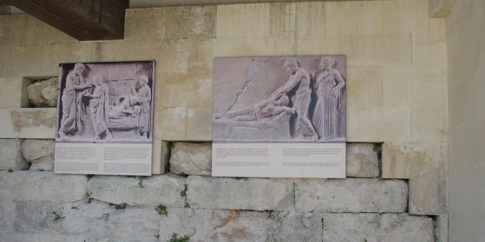 Stelae of cures from the Sanctuary of Asclepius in Epidaurus – Hellenic Ministry of Culture and Sports / Ephorate of Antiquities of Argolida Stelae of cures from the Sanctuary of Asclepius in Epidaurus – Hellenic Ministry of Culture and Sports / Ephorate of Antiquities of Argolida