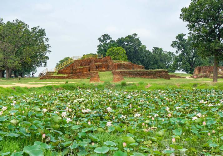 The stupa at Kudan which is believed to have been built to commemorate the meeting of King Suddhodhana and his son, Buddha, seven years after his enlightenment. – © Michael Turtle