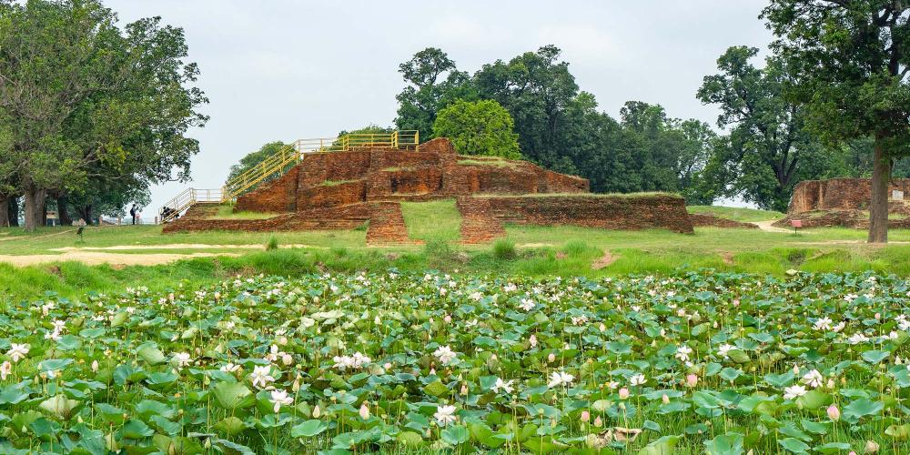 The stupa at Kudan which is believed to have been built to commemorate the meeting of King Suddhodhana and his son, Buddha, seven years after his enlightenment. – © Michael Turtle