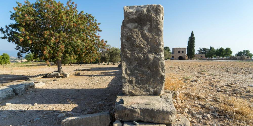 Part of the original temple of the Cult of Aphrodite, which was used by ancient people in Cyprus before it was dedicated to the Goddess of Love. – © Michael Turtle