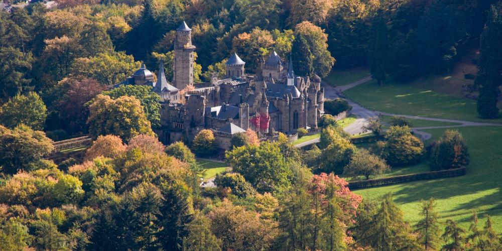 The Lion Castle as pseudo-medieval ruins in the World Heritage site Bergpark Wilhelmshöhe. – © Arno Hensmanns, MHK The Lion Castle as pseudo-medieval ruins in the World Heritage site Bergpark Wilhelmshöhe. – © Arno Hensmanns, MHK