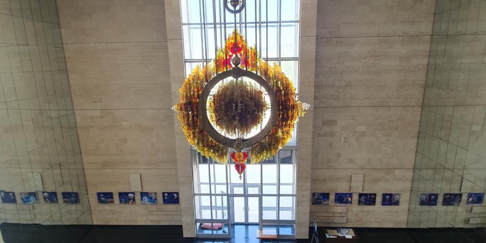 Interior of the Academy of Sciences in Uzbekistan – Photo by Jalol Ibragimov Interior of the Academy of Sciences in Uzbekistan – Photo by Jalol Ibragimov