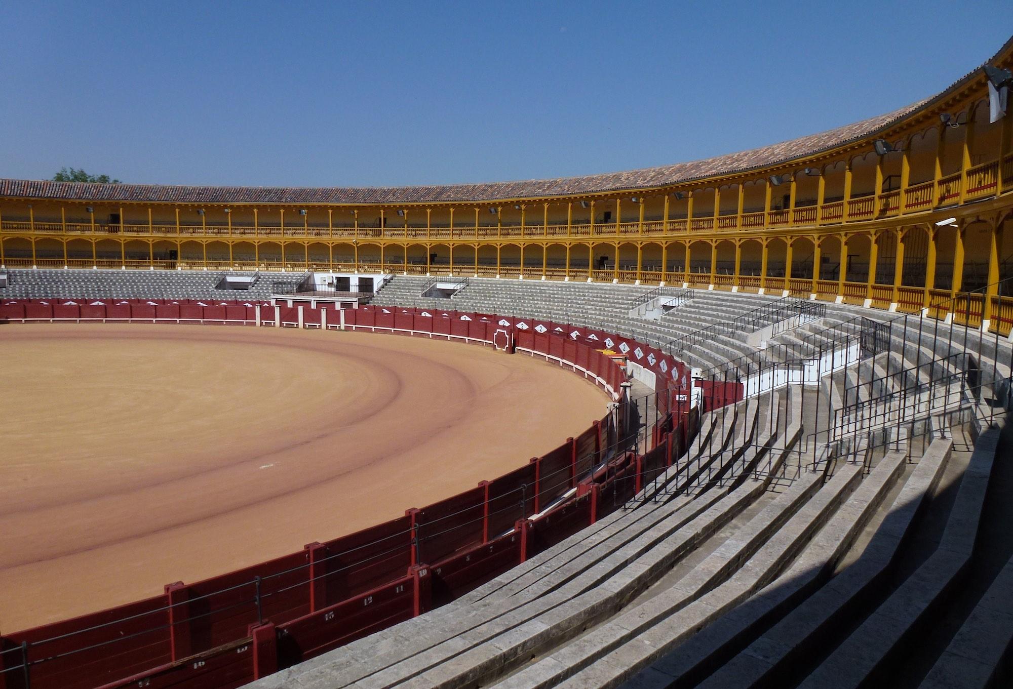 The Plaza de Toros hosts bullfights about twice per year, but it also hosts performances and other events, as well as the Museo Taurino bullfighting museum featuring garments, utensils and posters of famous matadors. – © Joaquín Álvarez