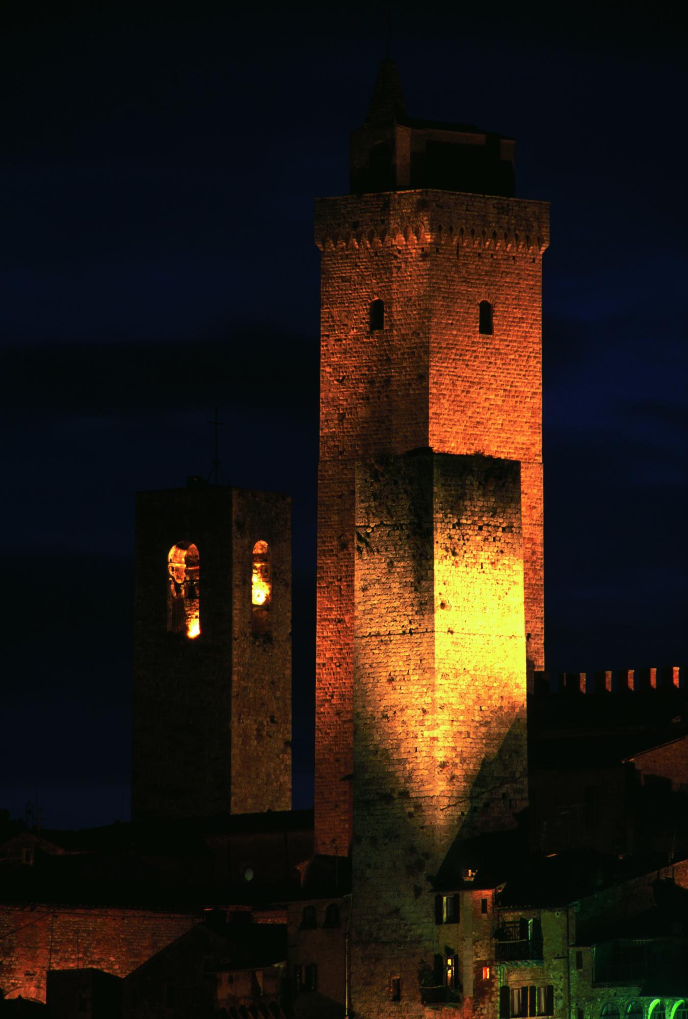 It is a magical experience to view the towers by night.