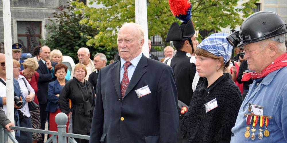 Miner Michel Hardy on the left. – © Le Bois du Cazier