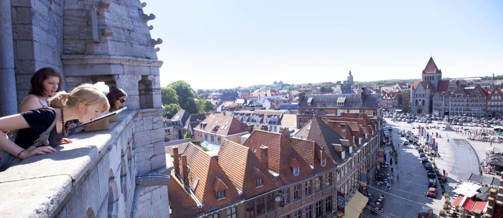 The terrace provides a wonderful view of the city – © Ville Tournai