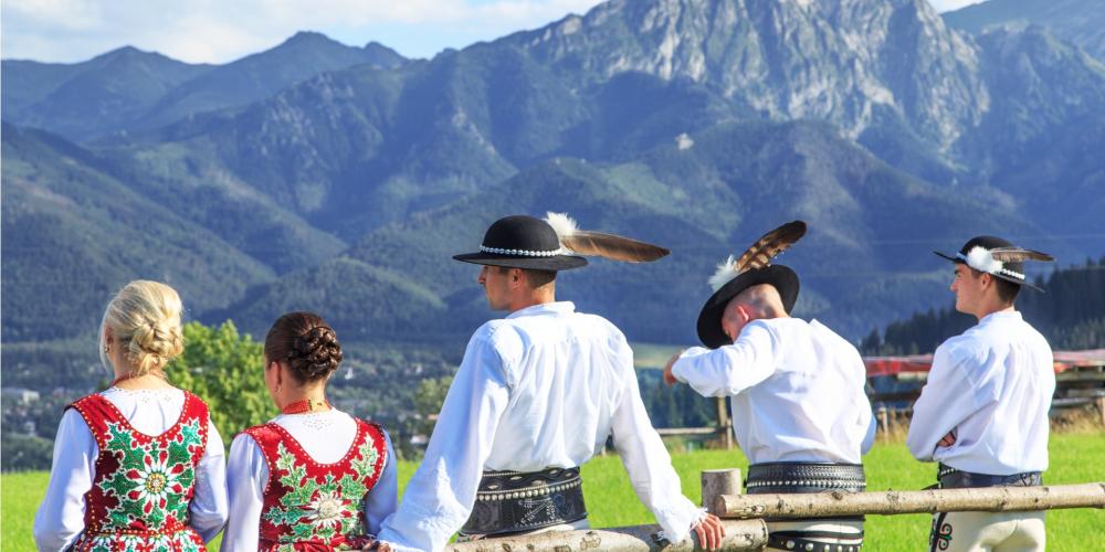 The highlanders of the Tatra Mountains preserve their original folklore and express great love for their land, families, and tradition, which they enjoy sharing with visitors. – © Krzyzak The highlanders of the Tatra Mountains preserve their original folklore and express great love for their land, families, and tradition, which they enjoy sharing with visitors. – © Krzyzak