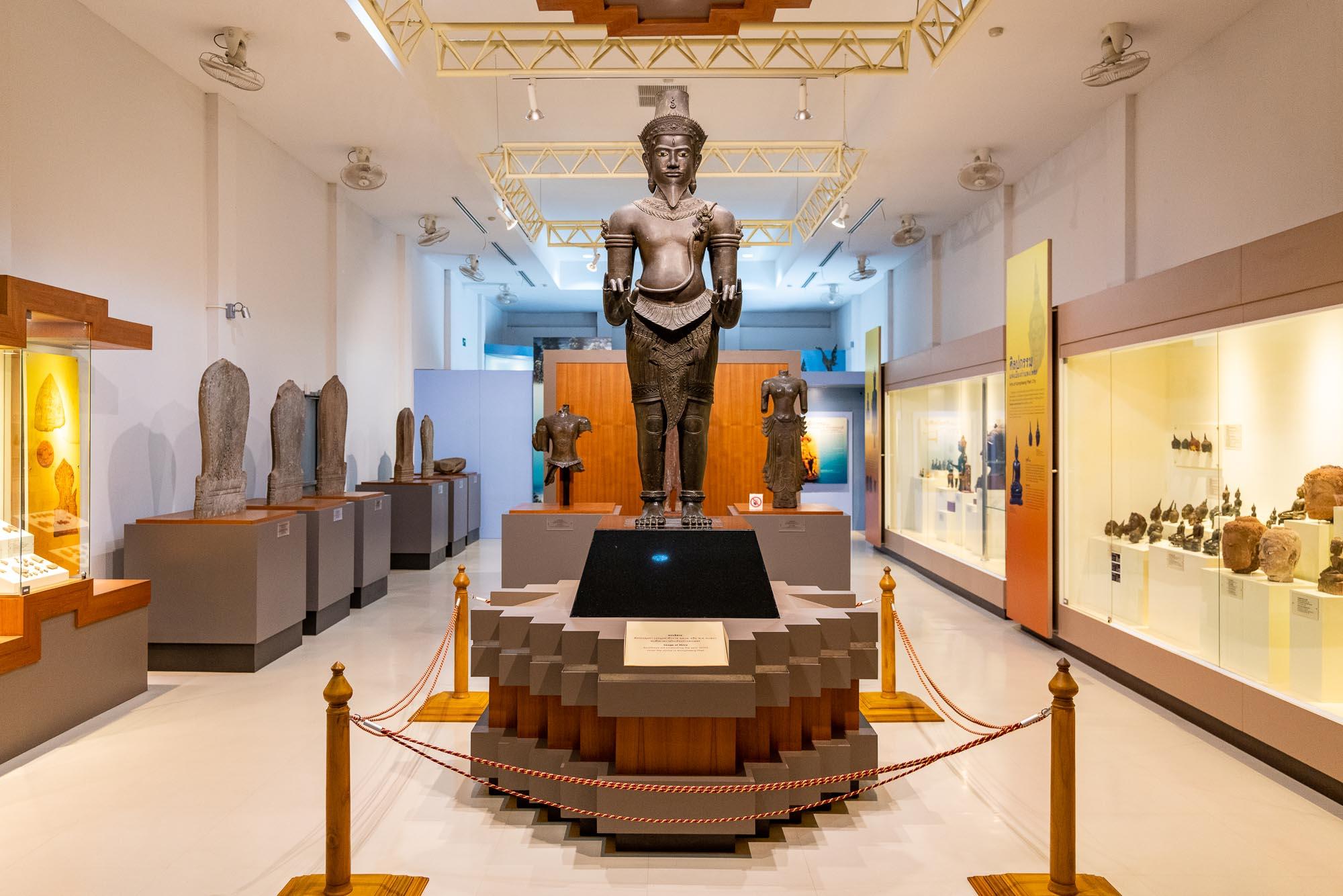 The bronze statue of the Hindu god Shiva was found in a shrine in the east of the Historical Park and is one of the museum's most important pieces. – © Michael Turtle