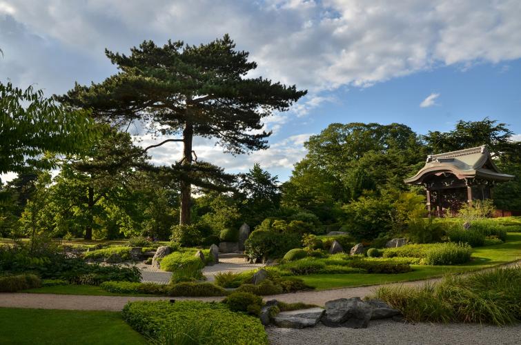 日本花园为完善敕使门（日式门）而建，由三处园林组成，景观精致细腻。 – © Cristian Gusa / Shutterstock