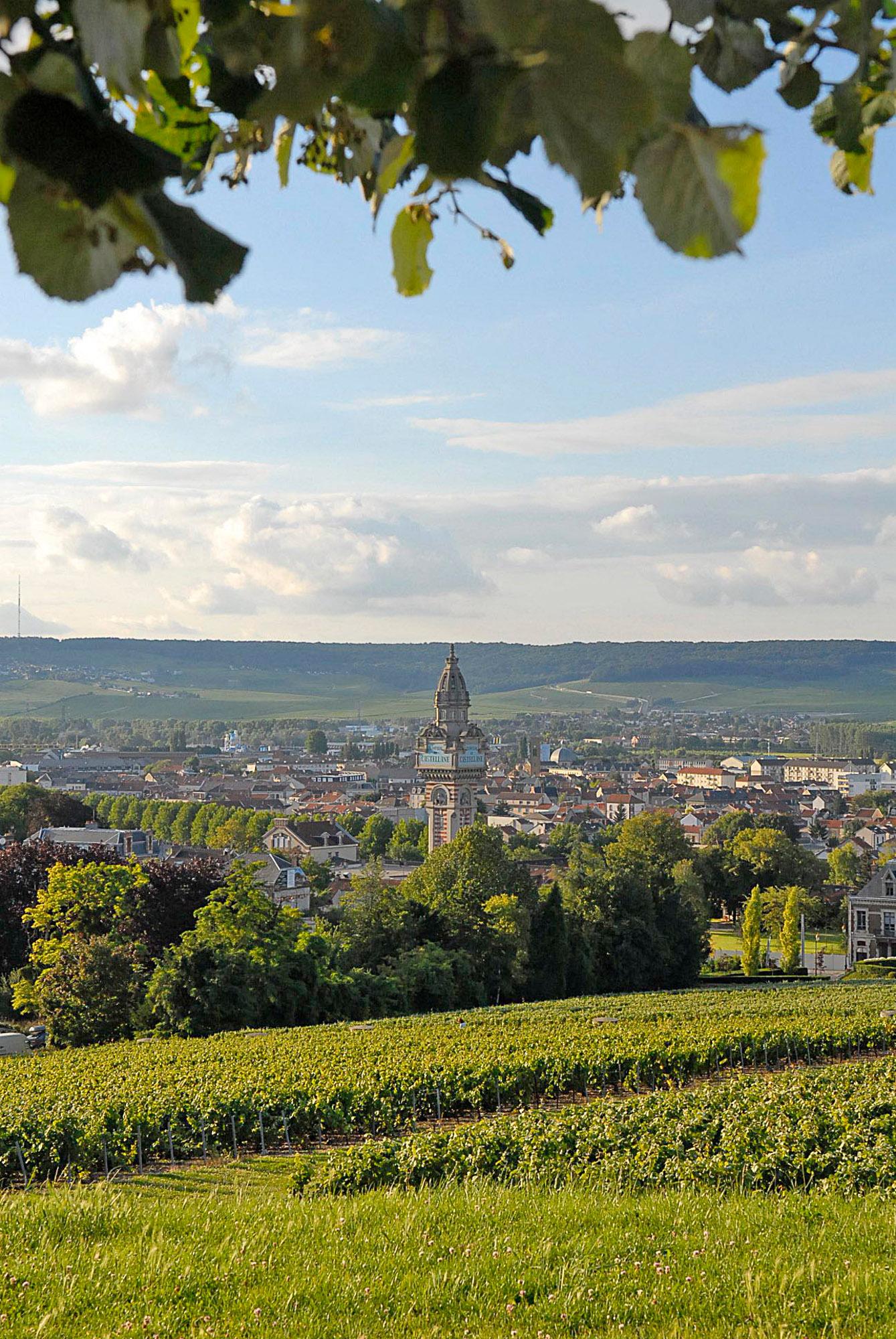 Epernay is located at the heart of the Champagne region. – © City of Epernay