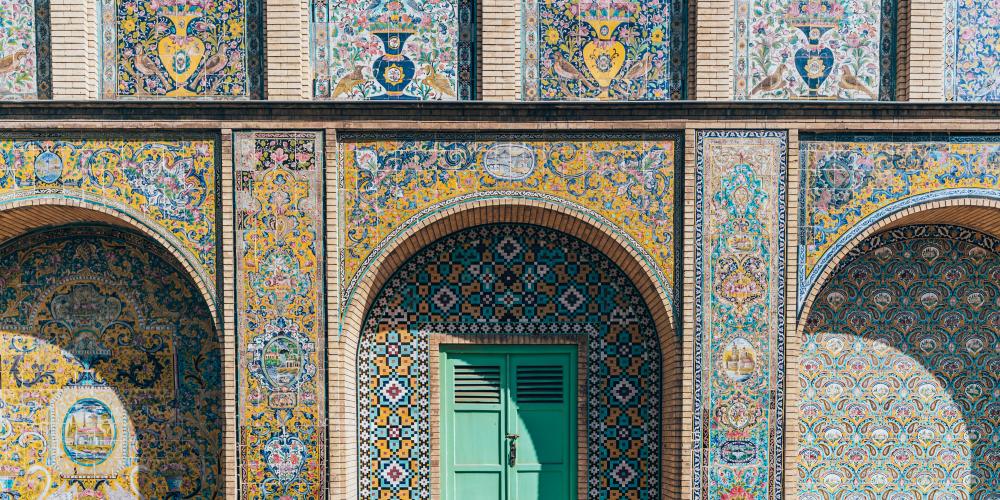 Iconic facade of Golestan Palace. – Photo by Ann Tachado Iconic facade of Golestan Palace. – Photo by Ann Tachado