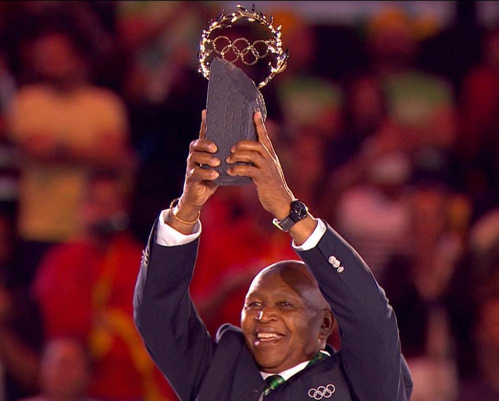 Legendary Kenyan runner Kip Keino becomes the first person to ever receive the Olympic Laurel award thanks to his dedication to education. – © NBC Olympics