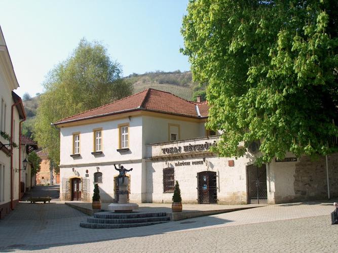 The front entrance of historical Tokaji Rákóczi Cellar which dates back to the 
15th century. It got its name from one of the most famous and important 
Hungarian aristocrat family, Rákóczi. – © Ako Steszár