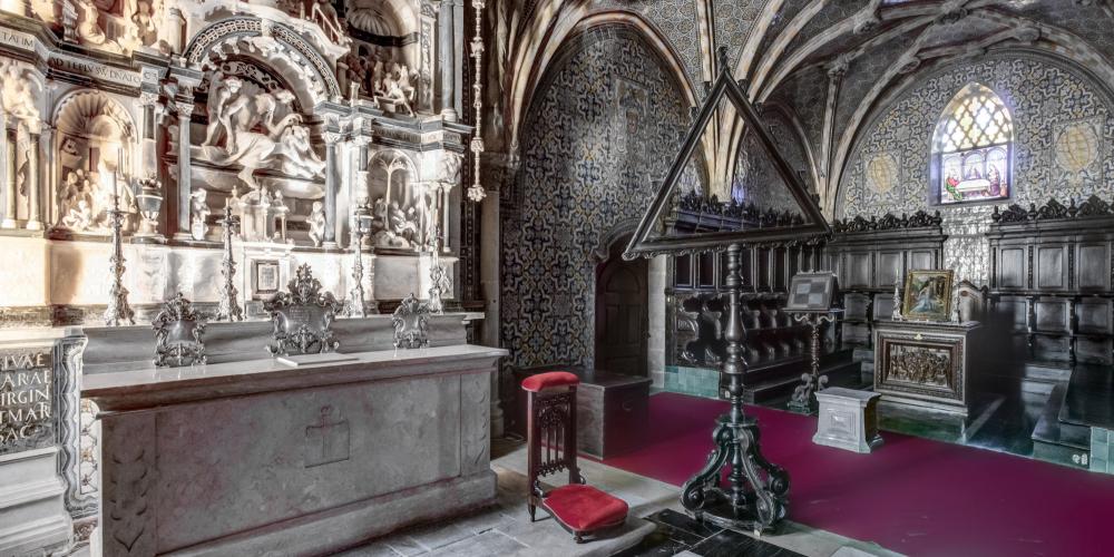 The Palace of Pena incorporates architectural references of Manueline and Moorish influence. – © PSML / EMIGUS The Palace of Pena incorporates architectural references of Manueline and Moorish influence. – © PSML / EMIGUS