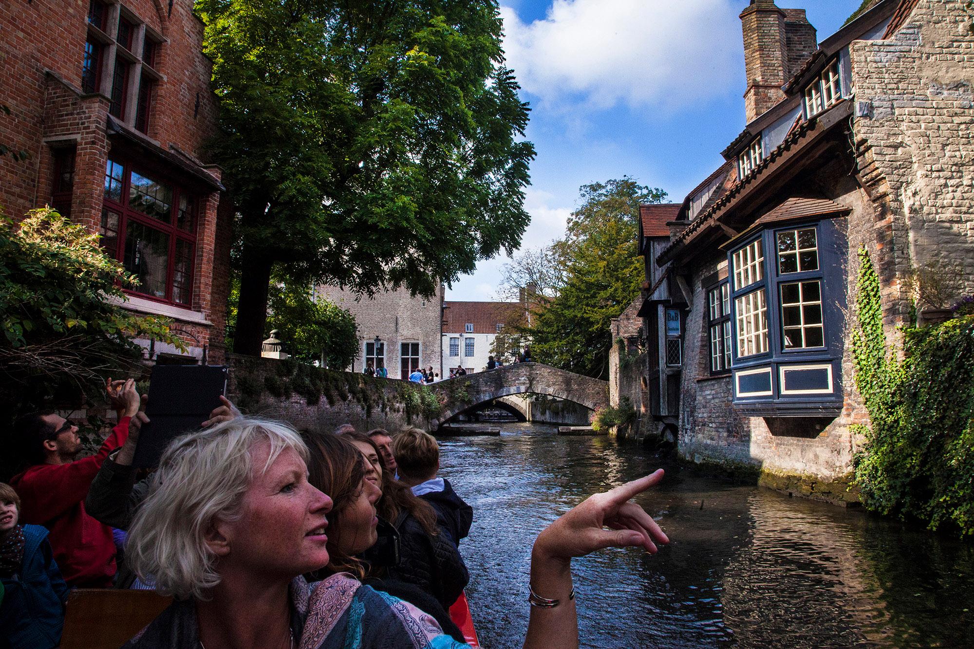 View from the water. – © Jan D. Hondt / Visit Bruges