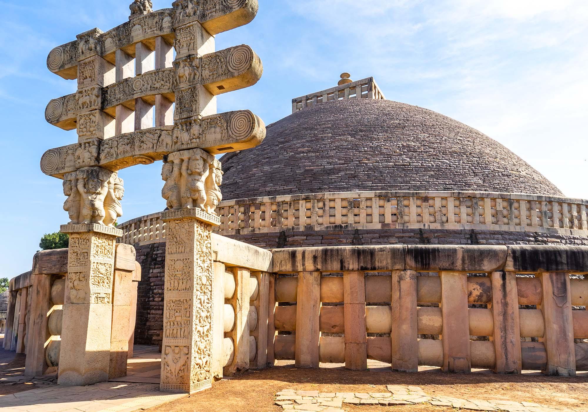 Great Stupa At Sanchi Architecture