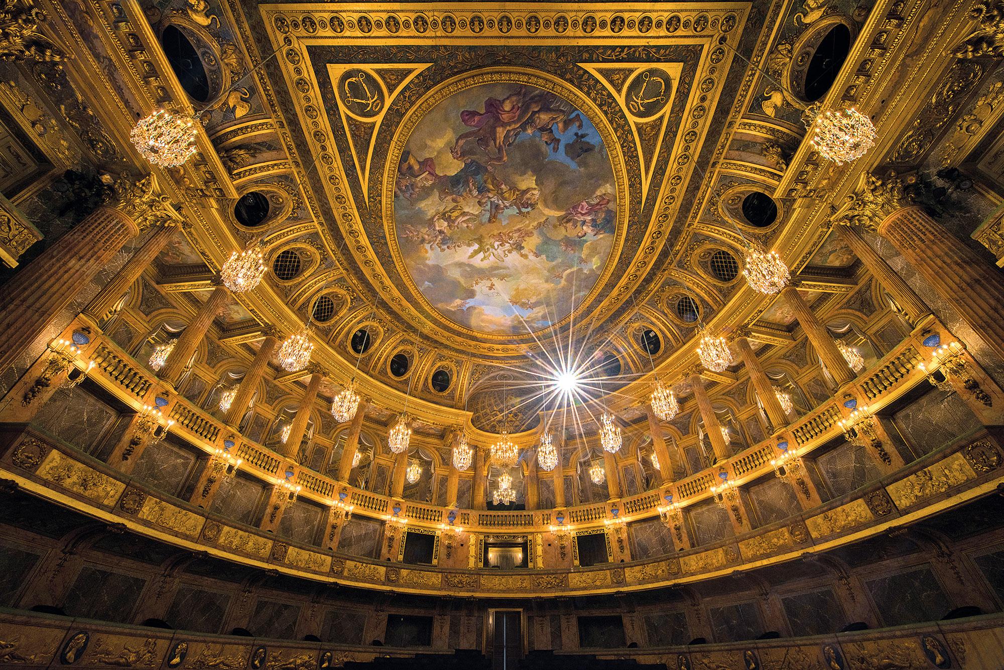 Inauguré en 1770 sous le règne de Louis XV, l'Opéra Royal était la plus grande salle de concert en Europe. – © Thomas Garnier