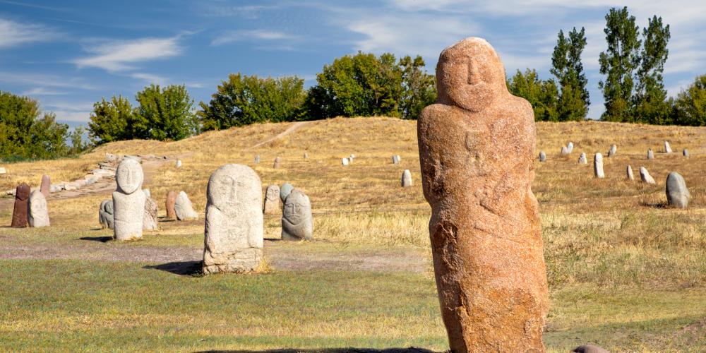 Ancient site of Burana and tombstones known as balbas in Kyrgyzstan – © MehmetO / Shutterstock Ancient site of Burana and tombstones known as balbas in Kyrgyzstan – © MehmetO / Shutterstock