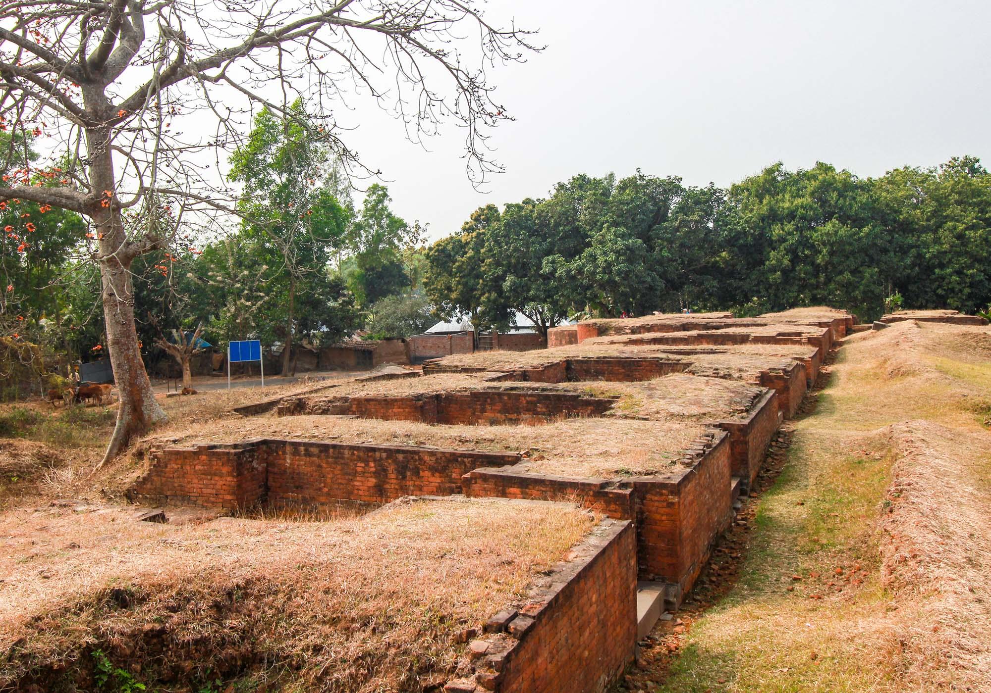 Some of the rooms around the open courtyard that would have been used as accommodation by the monks. – © Julfiker Ahmed