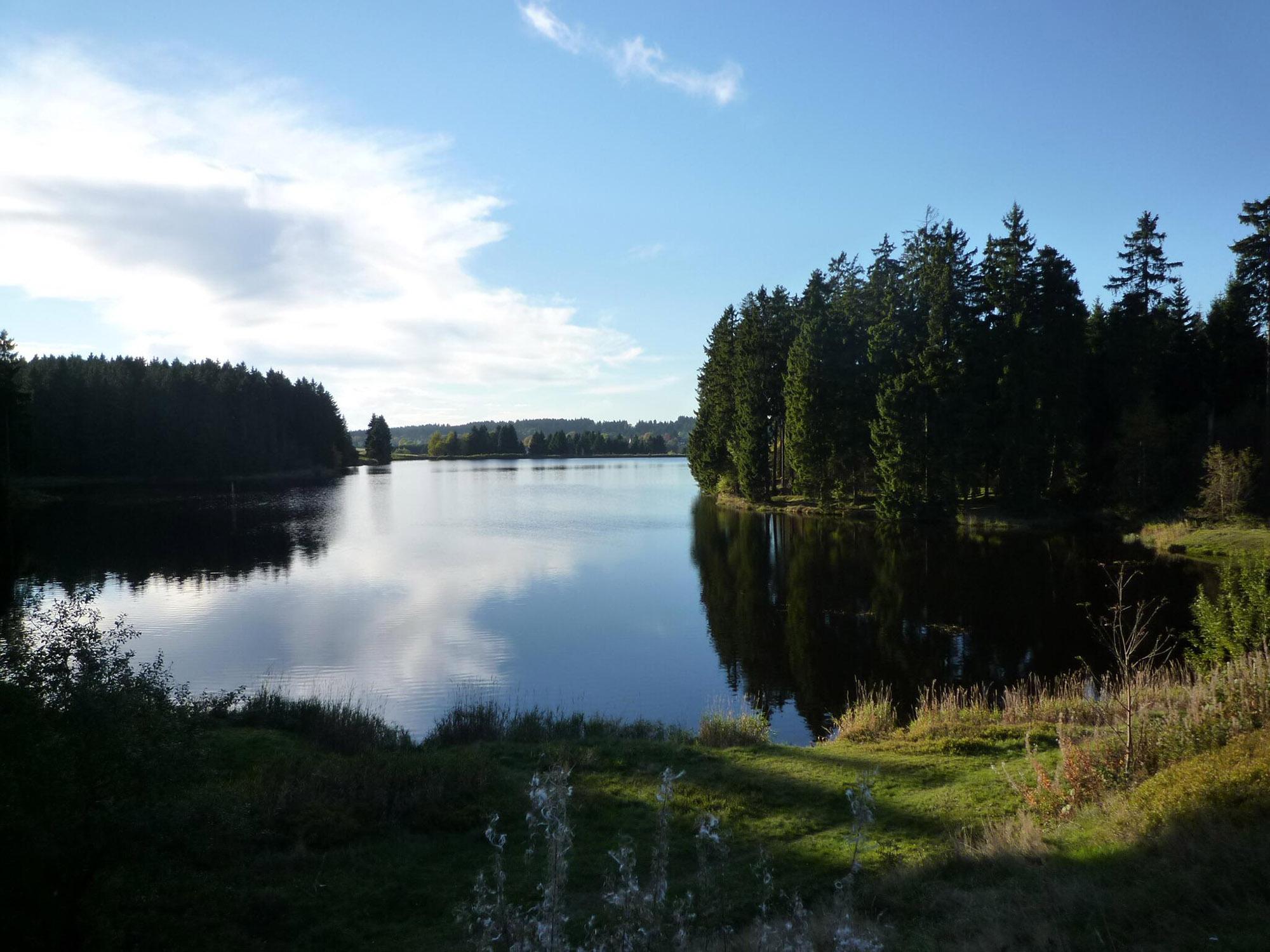 The Upper Harz Water System is a unique structure of dams, reservoirs, and ditches that supplied hydropower and fuelled mining in the Harz for 800 years. – © German National Tourism Board