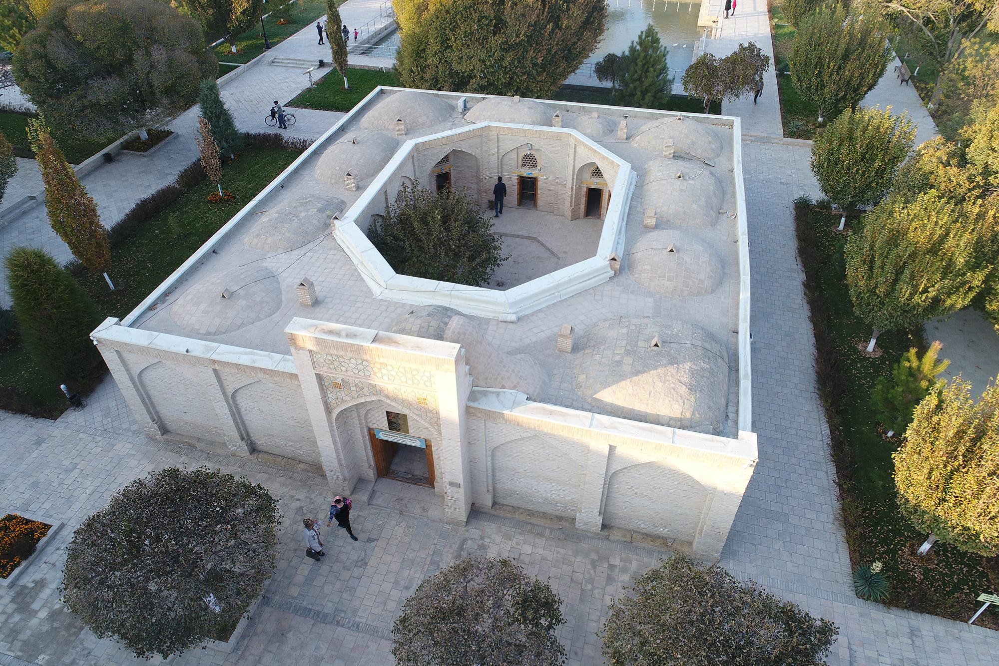 A 17th-century madrasa in the Bahouddin Naqshband Architectural Complex – © IICAS