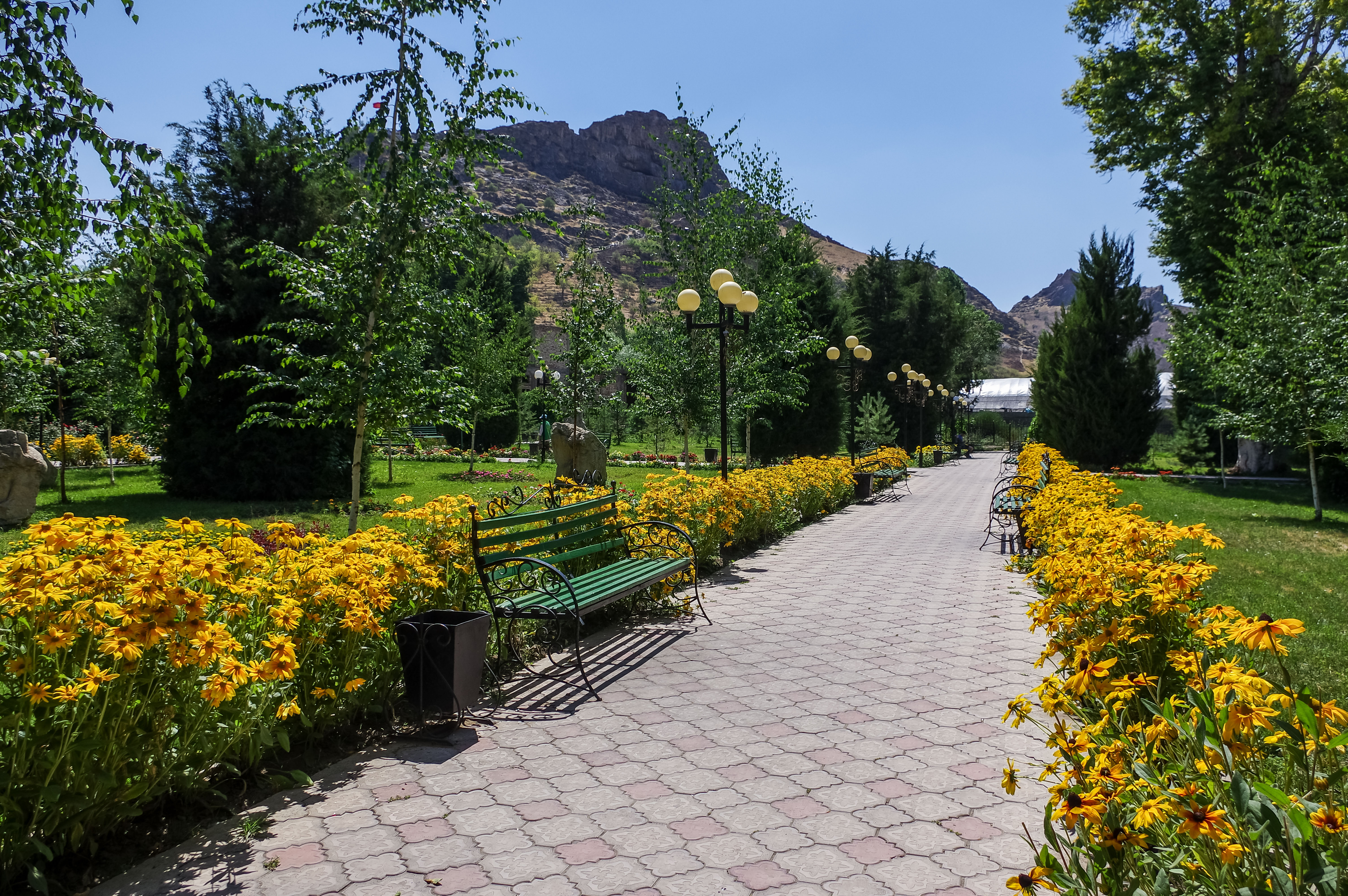 A park you might stumble across on a walk through Osh © Vinogradova Alyona / Shutterstock