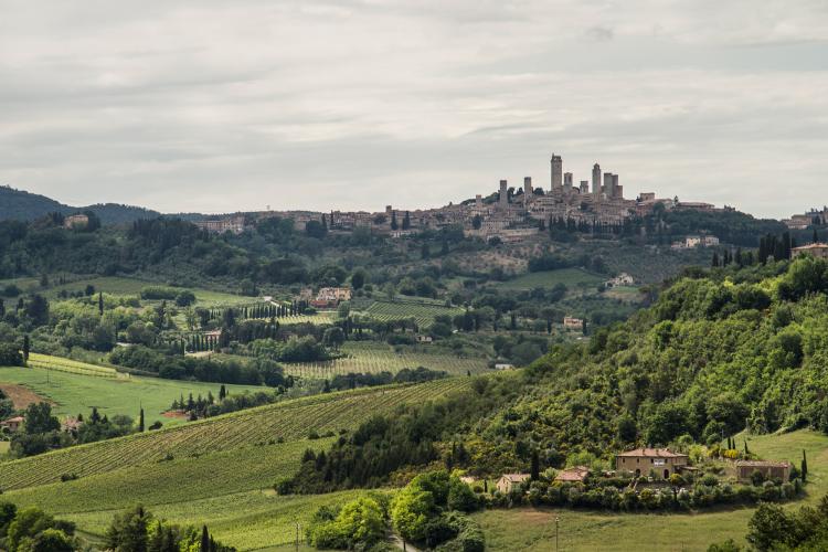 While biking in San Gimignano, you will be taken back in time as you glide through the charming hills. – © Andrea Caporaletti