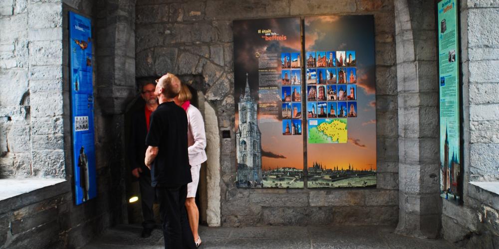In this room, you'll find explanations on the different roles of a belfry. – © Ville Tournai In this room, you'll find explanations on the different roles of a belfry. – © Ville Tournai