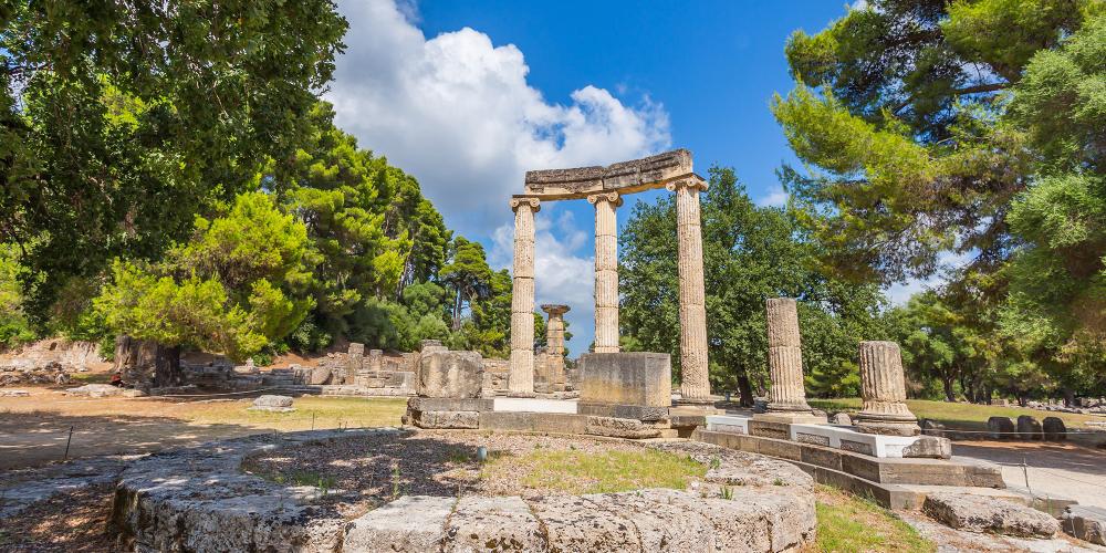 A few moments alone in the ruins of Ancient Olympia—like those of Philippeion—will make any visitor feel like a champion. – © Elgreko / Shutterstock A few moments alone in the ruins of Ancient Olympia—like those of Philippeion—will make any visitor feel like a champion. – © Elgreko / Shutterstock