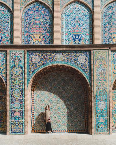 Mosaic tiles outside Golestan Palace – Photo by Ann Tachado