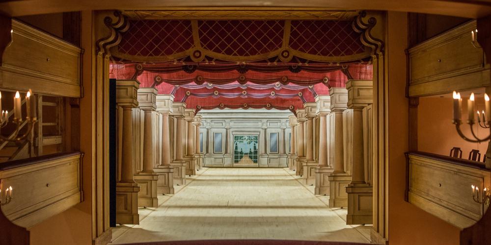 The Valtice Castle Theatre was originally built in 1790 and was recently fully reconstructed in 2015. The theatre's Baroque wooden machinery is now working again and hosts regular cultural events. – © Jiří Wasserbauer The Valtice Castle Theatre was originally built in 1790 and was recently fully reconstructed in 2015. The theatre's Baroque wooden machinery is now working again and hosts regular cultural events. – © Jiří Wasserbauer