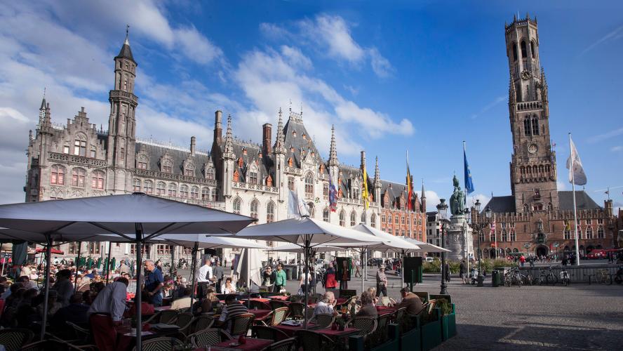Bruges's Market Square is as historic as it is beautiful. – © Jan D'Hondt / VisitBruges