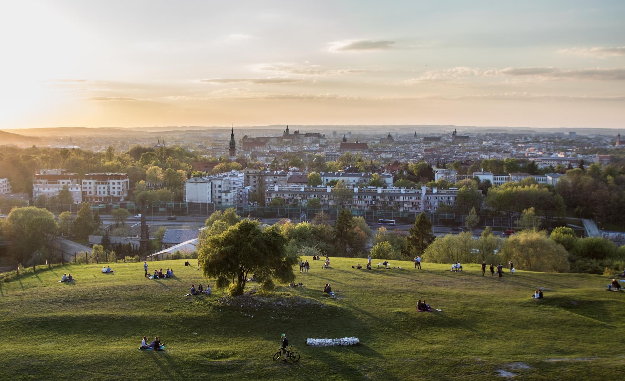 View of Krakow from Krakus Mound – © JaGra / Shutterstock