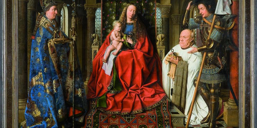 A highlight of a visit to the Groeninge Museum is a chance to study this stunning Van Eyck painting. – © City of Bruges / Visit Bruges