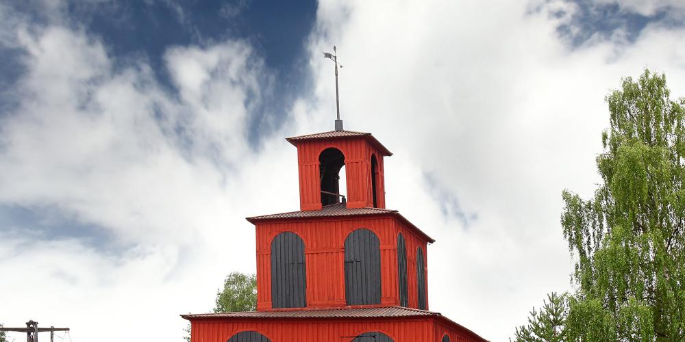 The Creutz shaft head, from 1852, is on top of the 208-metre shaft. You can enter the building and look down from Sweden's highest bridge. – © Pecold / Shutterstock The Creutz shaft head, from 1852, is on top of the 208-metre shaft. You can enter the building and look down from Sweden's highest bridge. – © Pecold / Shutterstock