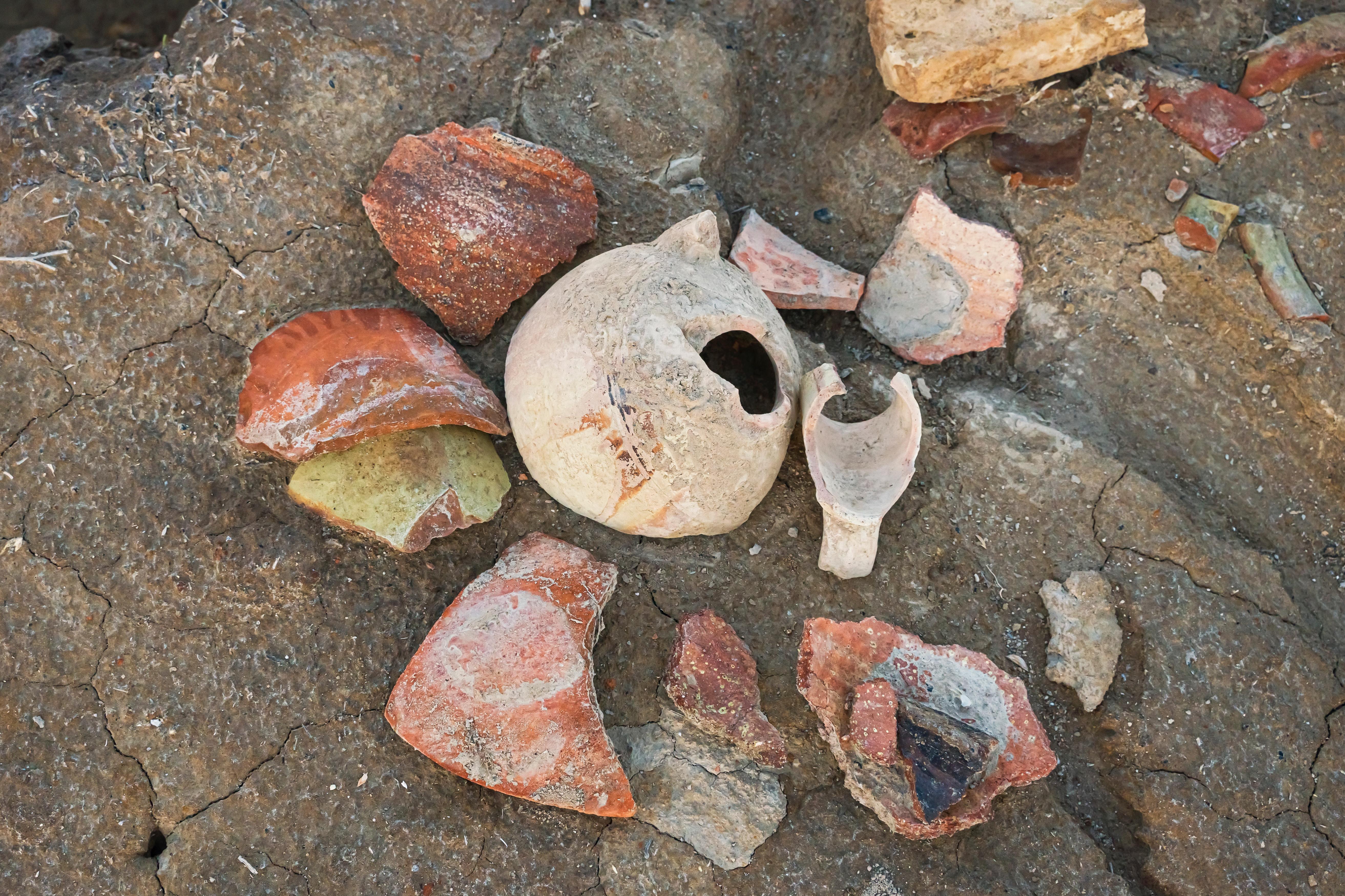 Relics of society found amongst the dirt © 
Elvira Tursynbayeva / Shutterstock