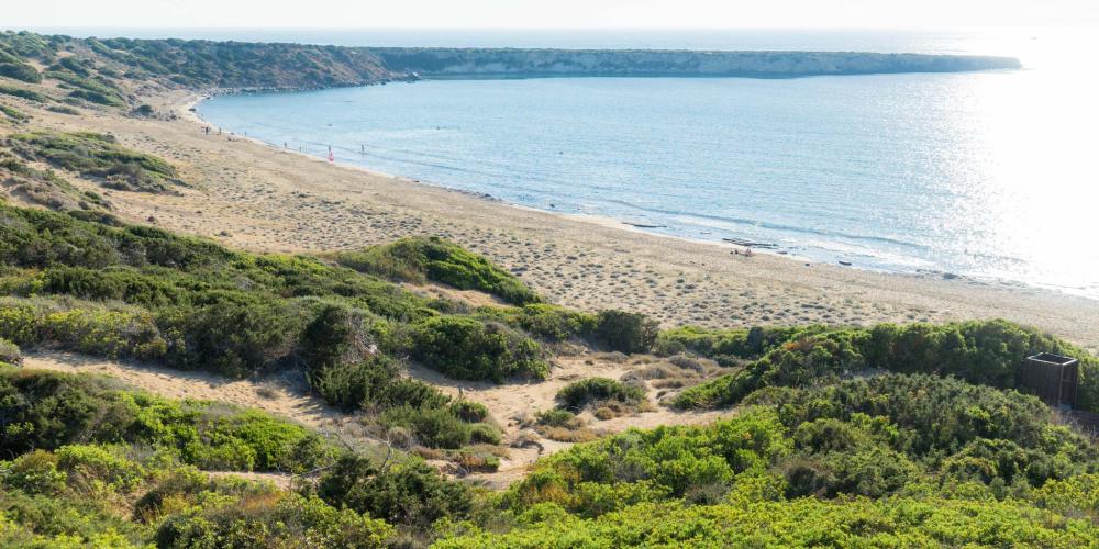 Akamas Peninsula has some of the most beautiful and remote beaches in Cyprus. – © Michael Turtle