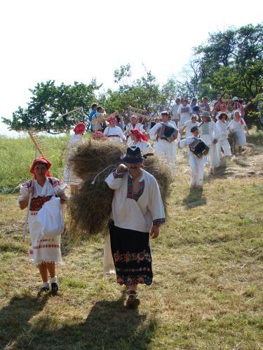 Chaque année, le festival propose un nouveau thème, tel que 'travailler avec la paille' ou 'La saison des vendanges'. – © Juraj Cintula