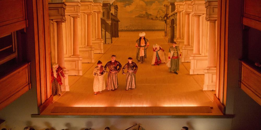 Baroque opera Argippo performed in Valtice Castle theatre in October 2017. – © Archive of Valtice Castle