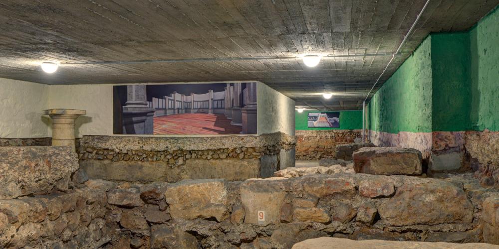 Les vestiges appartiennent à une zone résidentielle datant du Ie siècle de notre ère. – © Thomas Zühmer Les vestiges appartiennent à une zone résidentielle datant du Ie siècle de notre ère. – © Thomas Zühmer