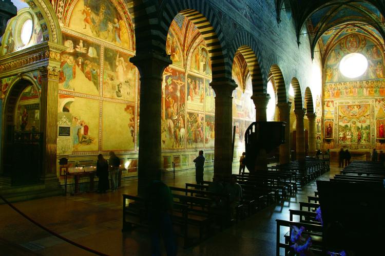 The views within the mystic Collegiata Cathedral in San Gimignano are awe inspiring. – © Collegiata di San Gimignano