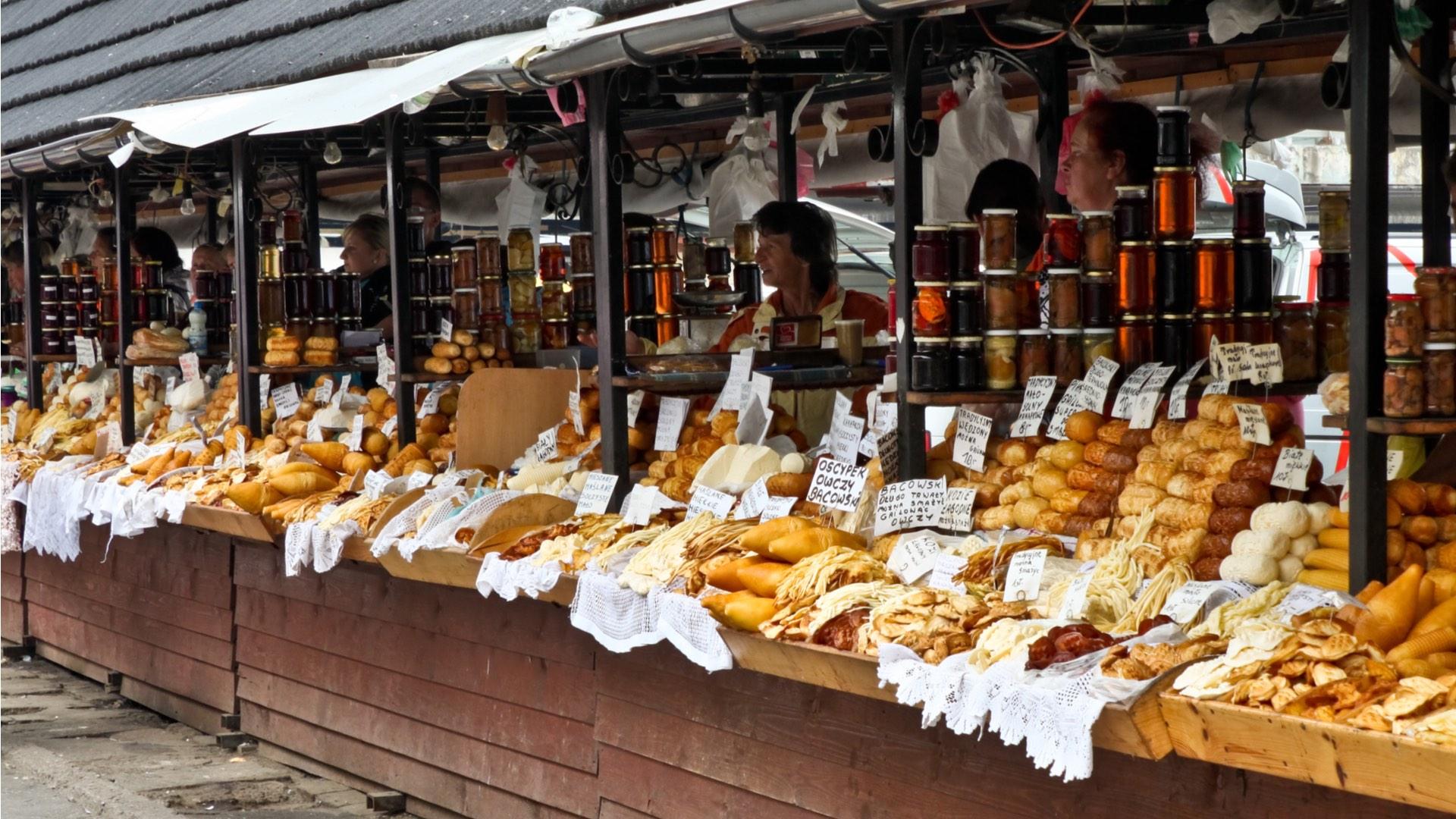 When in Zakopane, try the oscypek—smoked ewe's milk cheese, made in a traditional way—both cold and grilled, and served with cranberry sauce. – © Anastazja Petrova