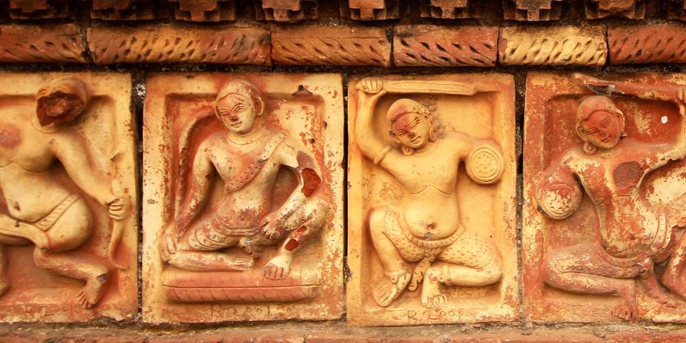 Close up view of terracotta plaques at Paharpur Buddhist Monastery (Somapura Mahavihara) – © Roni Kabir Nurul Close up view of terracotta plaques at Paharpur Buddhist Monastery (Somapura Mahavihara) – © Roni Kabir Nurul