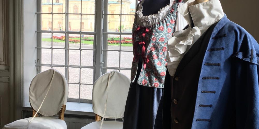 Visitors will learn more about 18th-century theatre than they knew possible. Pictured: period costumes on display in one of the side rooms. – © Frank Biasi