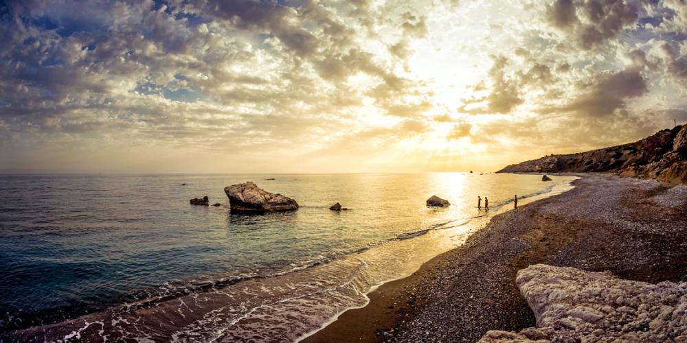 Petra tou Romiou, or Aphrodite's Rock, the legendary birthplace of the goddess Aphrodite, known as Venus by the Romans. – © CTO Archive Petra tou Romiou, or Aphrodite's Rock, the legendary birthplace of the goddess Aphrodite, known as Venus by the Romans. – © CTO Archive