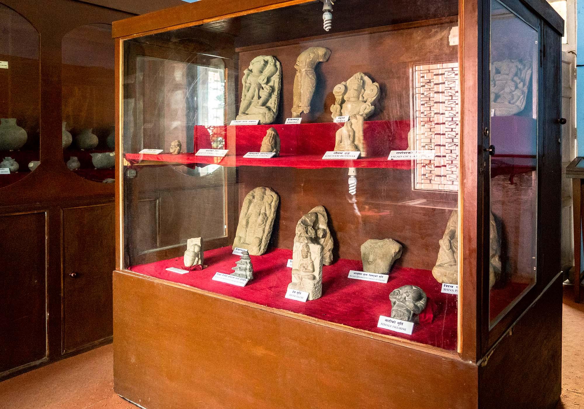 The nearby Kapilavastu Museum has an exhibition showing some of the items that have been found during the archaeological work here at Tilaurakot. A new museum is being built to house the treasures from the site. – © Michael Turtle